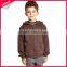 Wholesale 65 Cotton 35 Polyester Children Custom Printed Zip Up Fleece Hoodie