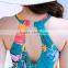 Custom Korean Style Summer Women Colorful Beach Cover Up Swimwear Sexy Swimsuit