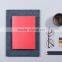 A5 PU planner embossed logo leather daily planner softcover notebook