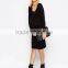 Mamalicious Long Sleeve Cowl Neck Knitted Sweater Dress China supplier