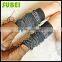 Hot sell fashion shin guards warm socks,lady open knitting jacquard leg warmers