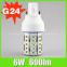 GU24 Base 6W Led Corn Light Bulb