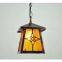 Flush Mount 1 Light Classical Droplight Restoring Ancient Ways Antique Brass Spray Lacquer Glass Metal