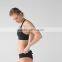 Spandex Nylon Fitnees Padded Mesh Bras Workout Gym Tops
