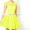 CHEFON lace short sleeved short formal dresses