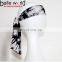 Long Cotton Stretch Moisture Wicking Tie Dye Headband for Running