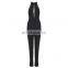 Dropshipping Clothing Women Black Sleeveless Lace Playsuit Clubwear Sexy Jumpsuits Romper