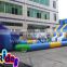 Popular Outdoor Inflatable Water Park Equipment With Double Slides And Kids Play Giant Pool