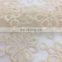 OLFPY310 Lightsome flower cotton with nylon organza embroidery lace fabric