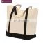 Plain shopping bag with canvas material