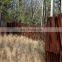 A606 Corten Steel Fencing with vary sizes