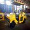 Ride-on hydraulic vibratory double drum road roller