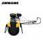 Hand push human drive 450mm single drum mini case road roller for sale