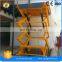 7LSJG Shandong SevenLift manual hydraulic woodworking container scissor lift table