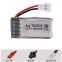 702035 3.7V 380mAh Lithium RC Battery for Habosen H107 Drone Di Feida F180 with SM black plug