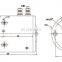 Hydraulic 1.6KW Direct Drive Motor 12V DC Electric Motor 3000RPM