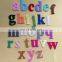 Colorful Laser Cut Felt Letters With Back Adhesive Stick on Wall