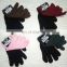 Cheap adult Glove warm knitted Magic gloves  Solid Mittens for adults winter knitted gloves for adults