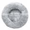 Wholesale Low Moq High Quality Different Color Diameter 40cm-120cm Winter Home Animal Cat Bed Pet Plush Dog Bed Round