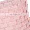Fashion Soft Hand Home Decor Sofa Wrinkle Velvet Pink Cushion
