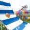 Aqua park fiberglass spiral water slides big water slide for adult