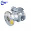 Flange End Floating Ball PTFE Sealing 2pc Stainless Steel Ball Valve With Handle