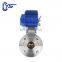 Full Bore Reduce Bore Floating Type Stainless Steel Body Electric Ball Valve With Actuator