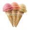 Commercial 3 flavor soft ice cream machine / ice cream mixer machine / table top soft serve ice cream machine