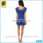 Newest Fashion styles Crepe Romper With Beteau Neckline With Tulip Short Sleeves