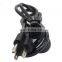 black 1.8meter 1.5mm dc 3 cores power cable ac power cable cord