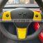 Gorgeous yellow for Tesla Model 3 Steering wheel patch decoration Interior Modified Model Y accessories