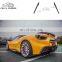 Farri 488 Notec dry carbon fiber material side skirt step for 488 side skirt