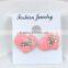 Vintage Fashion Cross Jewelry Cruces stud Earrings Arete pendiente para dama de ultimo moda Multi colores