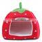 Foldable Strawberry Shape Pet Dogs House