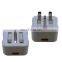 Smallest Wall Shaver Plug Power Type C Socket Micro USB Adaptor Euro EU Plug Travel Adapter UK