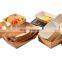 Sunkea Eco Friendly Custom Printed Brown Kraft Paper Tray for Food