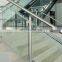Modern Design Stainless Steel Glass Railing for Stairs/ Stainless Steel Stair Balustrades Manufacturer