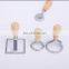 Professional Dough Cutter Square and Round Press Stamps Pizza Cutter Wheel And Ravioli Cutter Set