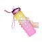 2021 Bpa free plastic new motivational time marker 32 Oz tritan colorful portable sport bottle custom logo