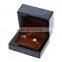 Wholesale Custom Logo Wooden Jewelry Box Ring Jewelry Box Double Ring Box