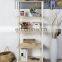 Metal book shelf Northern Europe Style simple design DIY Multifunction  storage Shelves  OEM Size