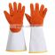 cow split leather heat resistant welding gloves safety protective gloves