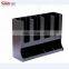 Coffee tea shop disposable plastic cup holder acrylic storage rack for bar desk
