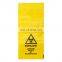 Hot sale zip lock medical specimen bag for waste disposable