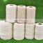 Wholesale 3mm Cotton Cord Rope Twisted Macrame Cord DIY Braided Cotton Rope 100meters/roll Wall Decorative Natural 100% Cotton