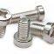 Anti Corrosion SS Cross Recessed Screw , Fully Threaded Cheese Head Screw