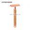 Bamboo Handle Razor Friendly Metal Twin Edge Balde Wooden Safety Razor