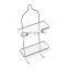 2 tier chromed wire shower caddy hanging bathroom shampoo shelf  PS storage holder
