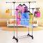 Zhejiang Factory double pole landing Telescopic shoes tower clear acrylic pull down clothes hanger and rack