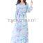 New Fashion Ladies Dress Maxi Dress Long Sleeves Casual Dress